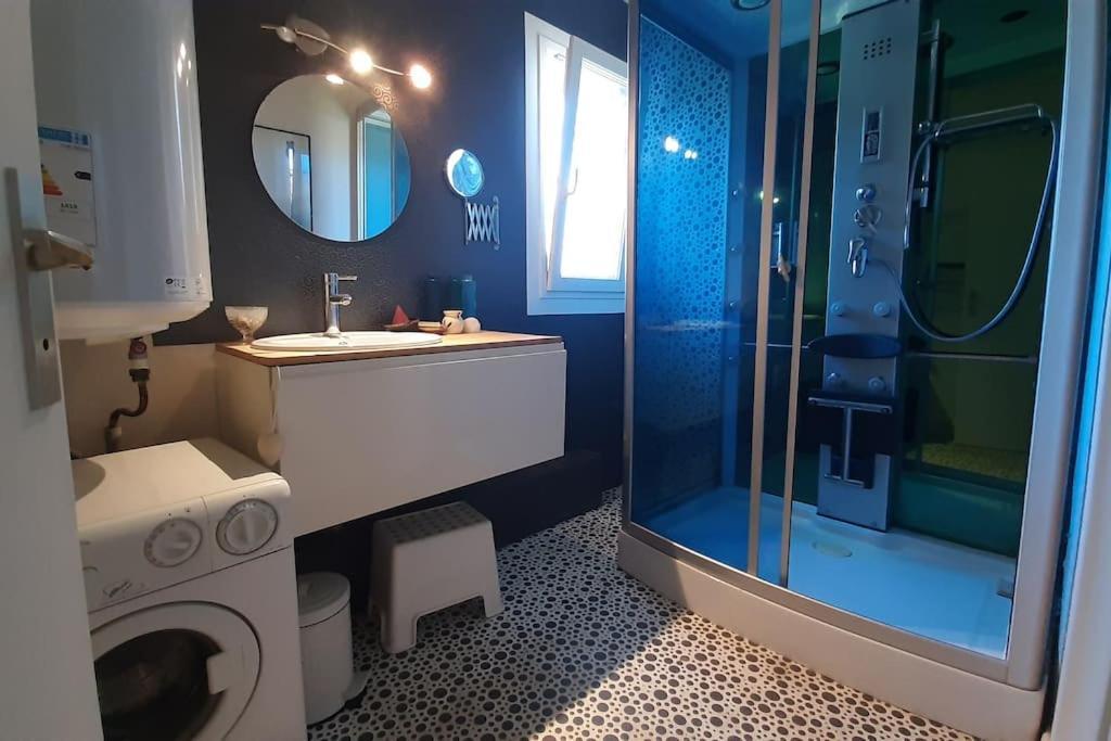 La Maison Bleue De Doudou - Coeur De Village Castéra-Verduzan Esterno foto